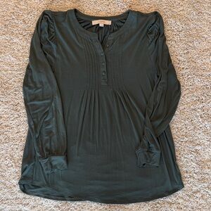 LOFT Dark Green Tunic
